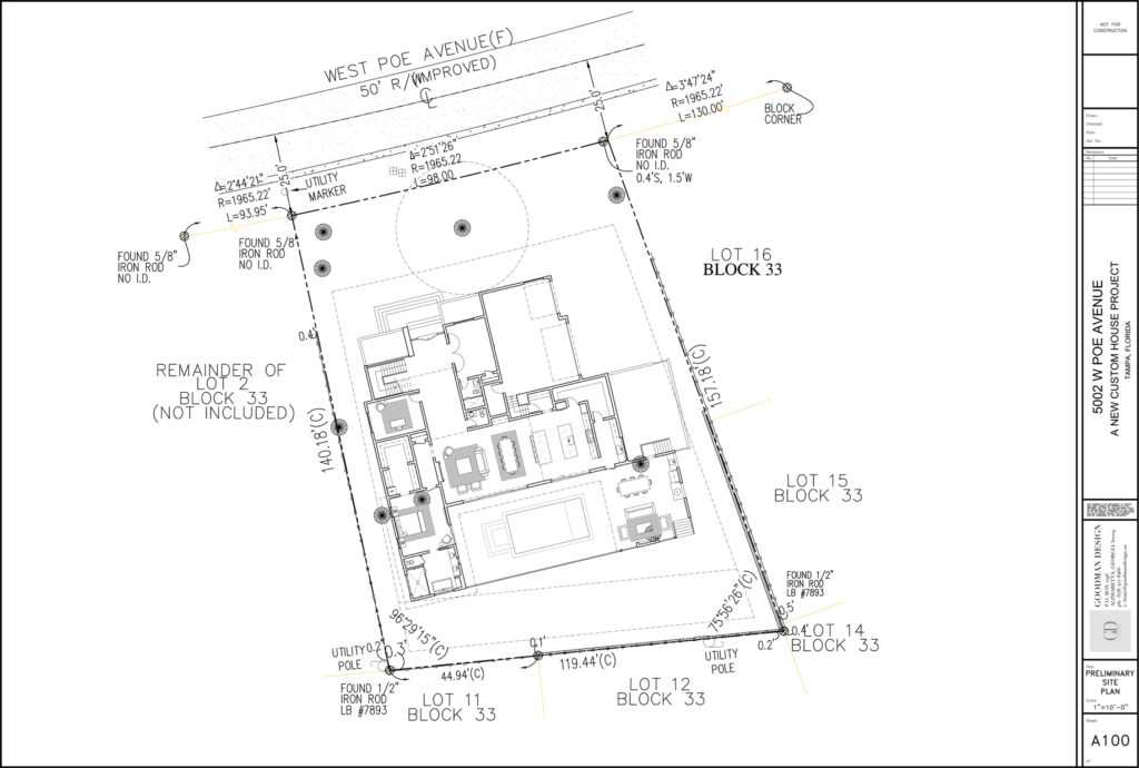5002 W Poe Ave, Tampa - Site Plan